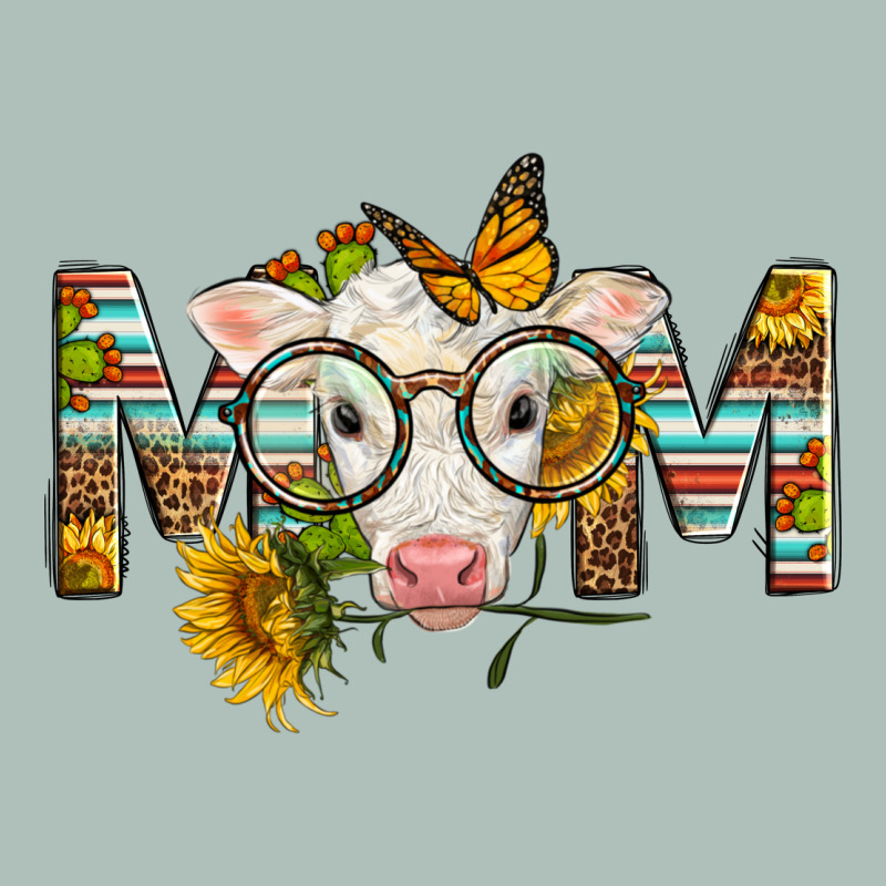 Western Baby Calf Mom With Sunflower Mother's Day Heavyweight Hoodie by LillyAllenDesigns | Teevron