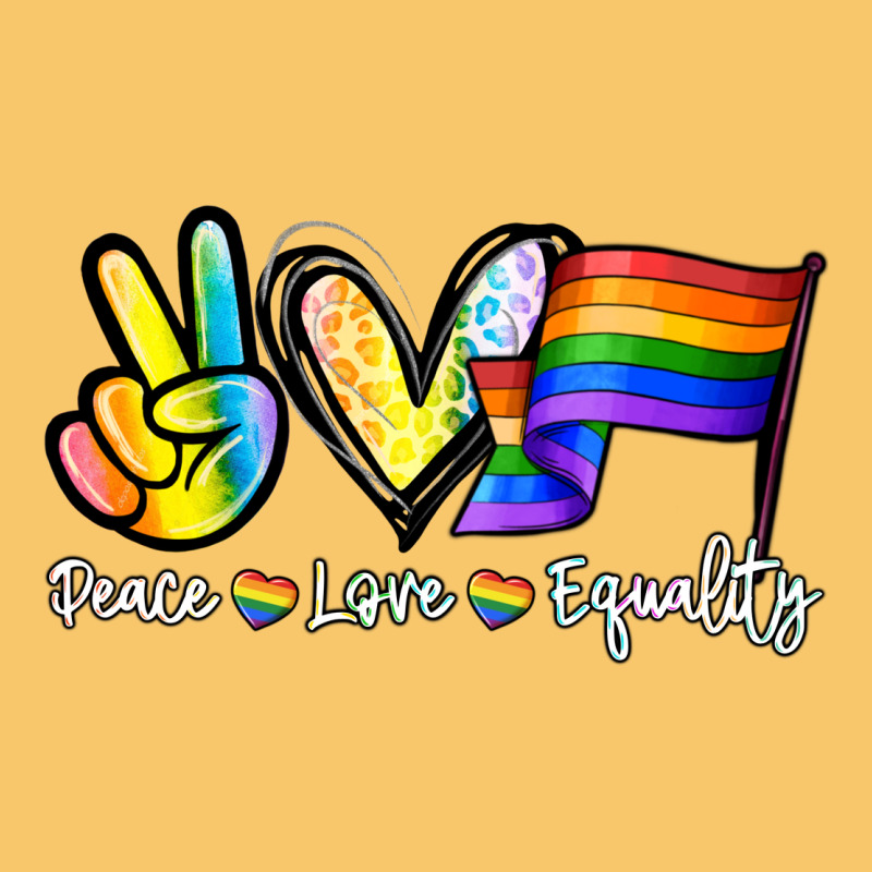Peace Love Equality Vintage Hoodie by NancyCooperArtShop | Teevron