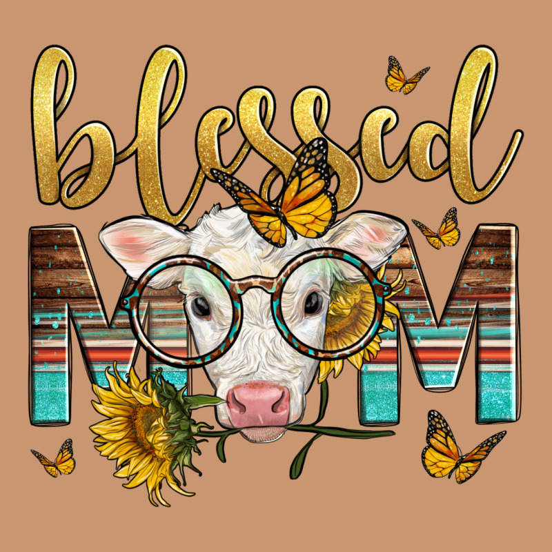 Western Blessed Mom Baby Calf Mother's Day Heavyweight Hoodie by LillyAllenDesigns | Teevron