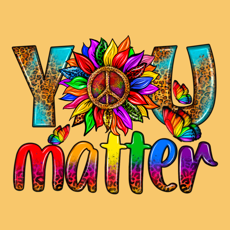 Lgbtq+ You Matter With Leopard Vintage Hoodie by NancyCooperArtShop | Teevron