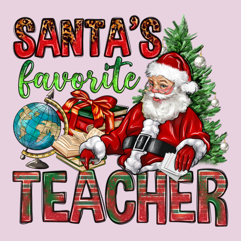 Santa's Favorite Teacher Ladies Tee by BundleAndBundleShop | Teevron