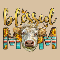 Western Blessed Mom Charolais Bull Mother's Day Heavyweight Hoodie | Teevron
