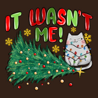 It Wasn't Me! Christmas Cat Heavy Core Tee | Teevron