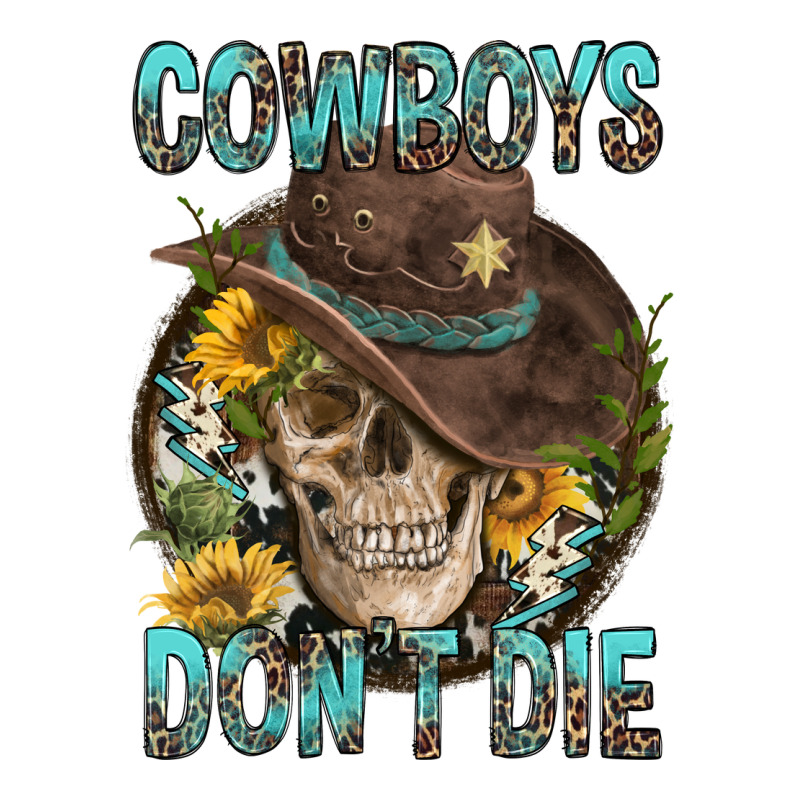 Cowboys Don't Die Zipper Hoodie by FaDigitalArtStudio | Teevron