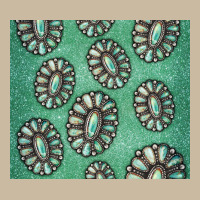 Turquoise Gemstone Glitter Long Sleeve Tee | Teevron