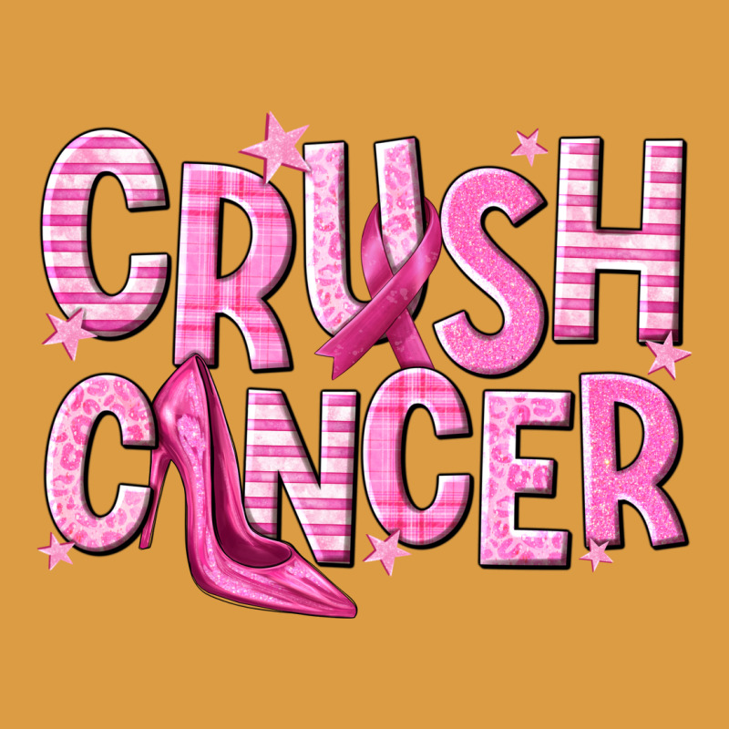 Crush Cancer Urban Heavy Tee by NancyCooperArtShop | Teevron