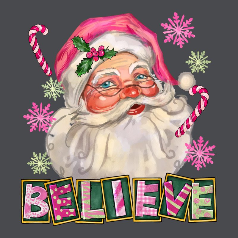 Pink Believe Santa Christmas Zipper Hoodie by FaDigitalArtStudio | Teevron