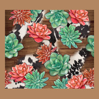 Succulents And Cowhide Long Sleeve Tee | Teevron