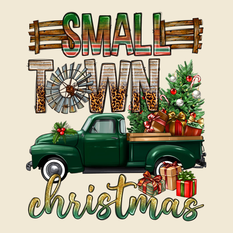 Small Town Christmas With Truck Ladies Tee by BundleAndBundleShop | Teevron