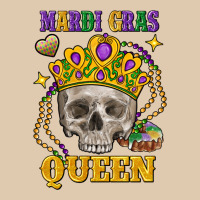 Skull Mardi Gras Queen Heavyweight Sweatshirt | Teevron