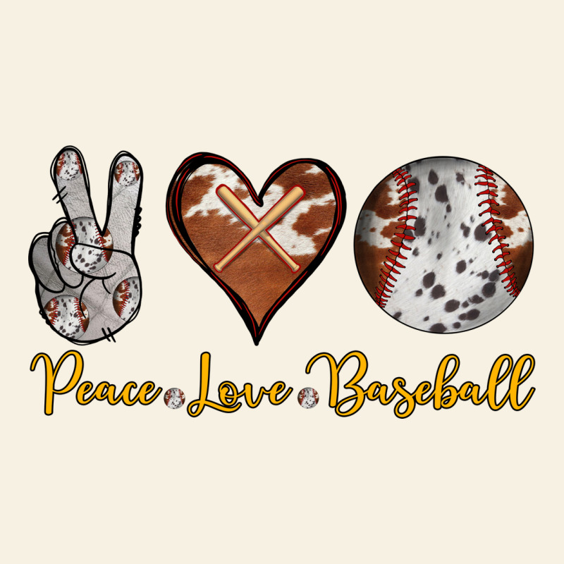 Peace Love Baseball Vintage Tee by RanaPortraitStore | Teevron