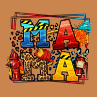 Leopard Frame Firefighter Mama Mother's Day Heavyweight Hoodie | Teevron