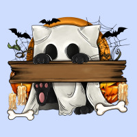Personalized Halloween Ghost Cat Urban Heavy Tee | Teevron
