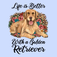Life Is Better With A Golden Retriever Urban Heavy Tee | Teevron