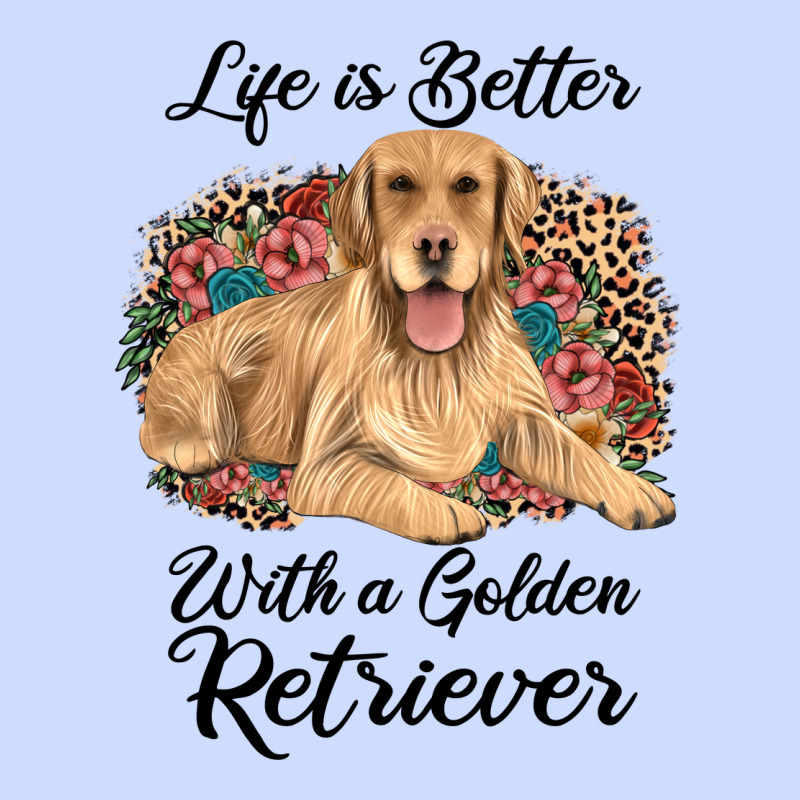 Life Is Better With A Golden Retriever Urban Heavy Tee by JahusDesignShop | Teevron