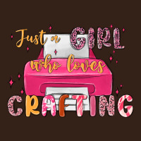 Just A Girl Who Loves Crafting Heavy Core Tee | Teevron