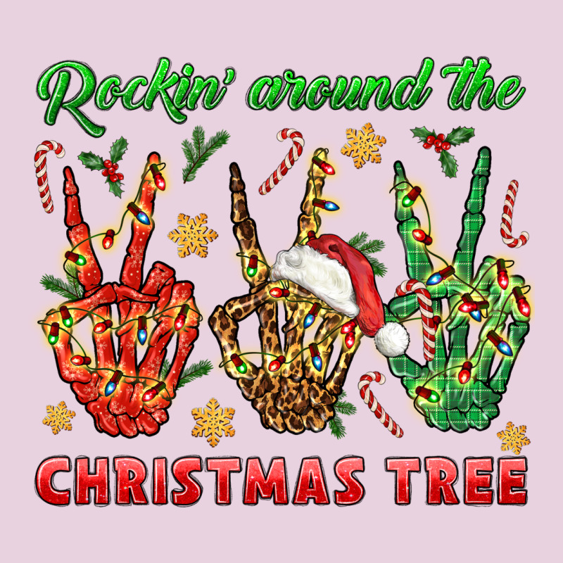 Rockin' Around The Christmas Tree Ladies Tee by BundleAndBundleShop | Teevron