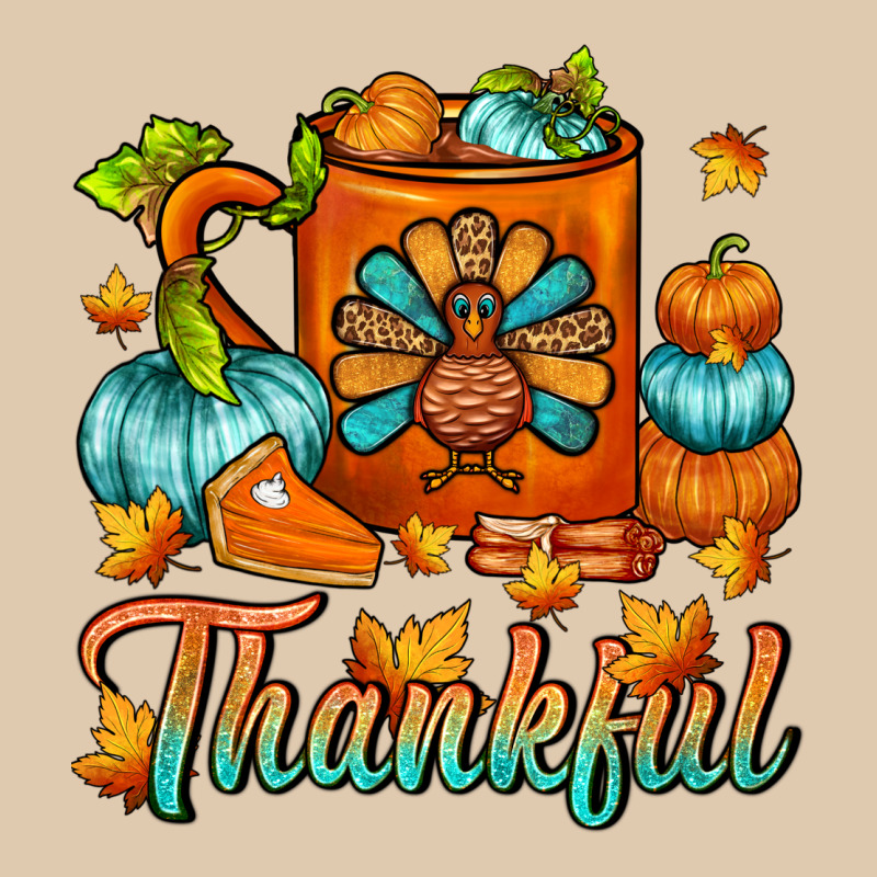 Thankful Thanksgiving Coffee Mug Heavyweight Sweatshirt by FaDigitalArtStudio | Teevron