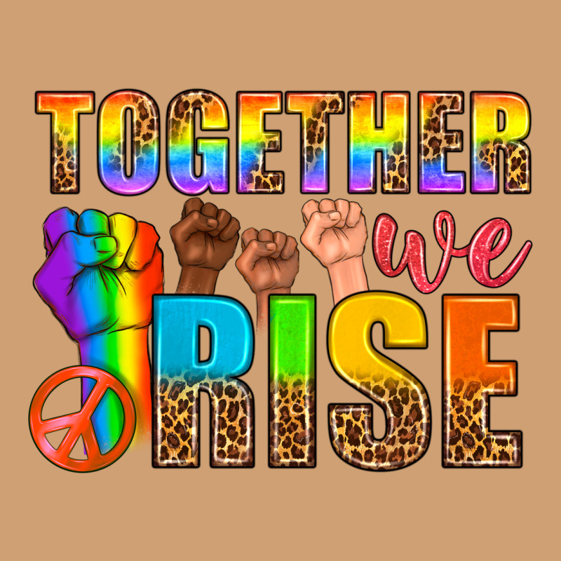 Lgbtq+ Together We Rise Vintage Tee by NancyCooperArtShop | Teevron