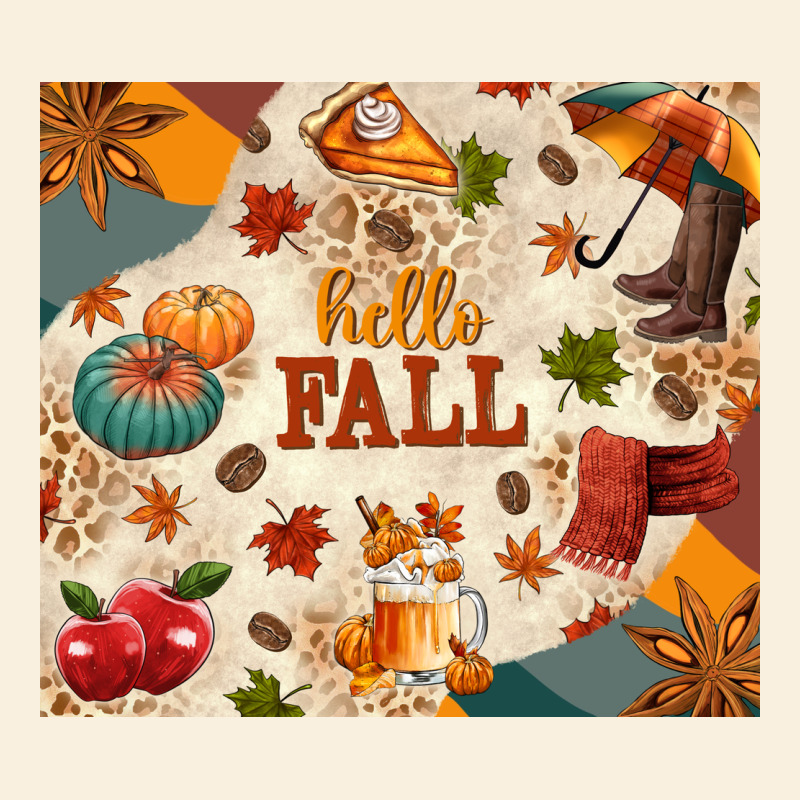Hello Fall Vintage Hoodie by texasbilliewilder | Teevron
