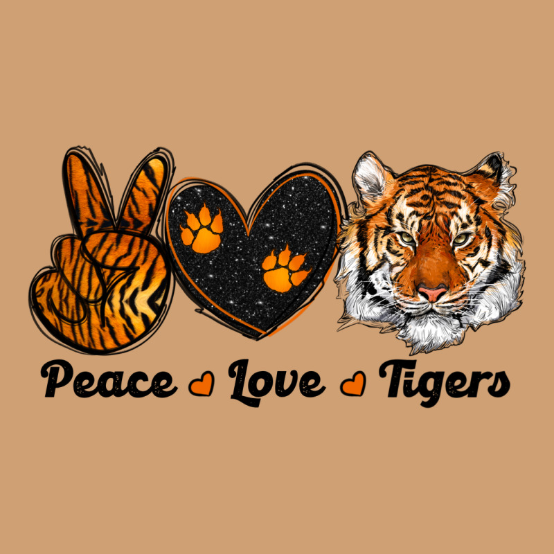 Peace Love Tigers Vintage Tee by RanaPortraitStore | Teevron