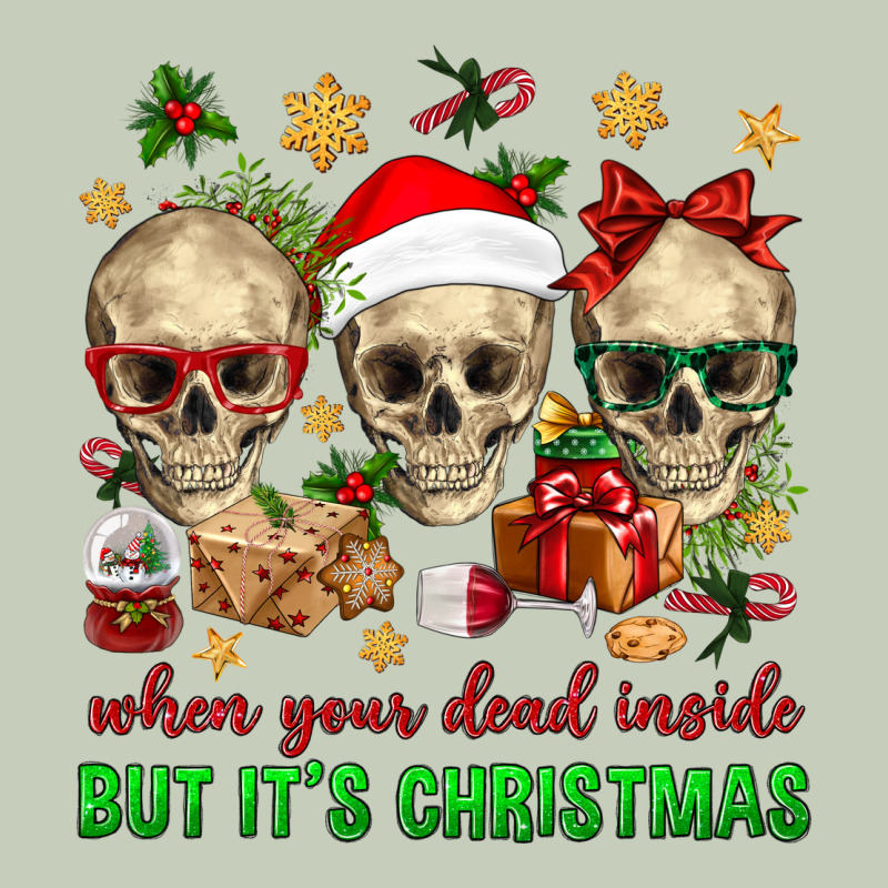 When Your Dead Inside But It's Christmas Ladies Tee by BundleAndBundleShop | Teevron