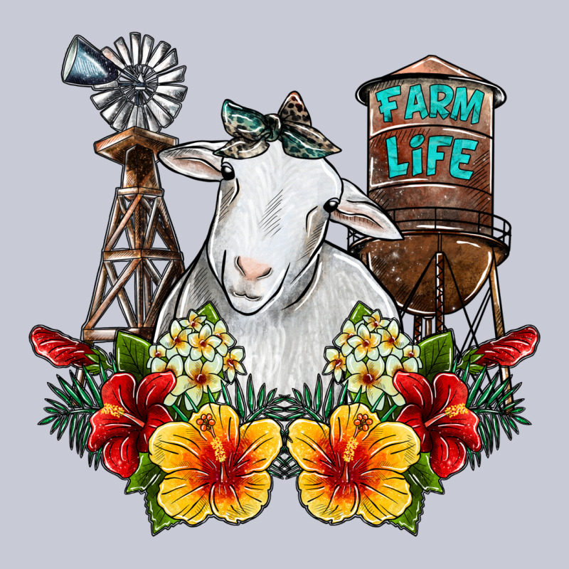 Farm Life Sheep Heavyweight Hoodie by SublimationCraftShop | Teevron