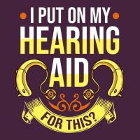 Hearing Aid Gift Funny Deaf Awareness T Shirt Classic Tee | Teevron