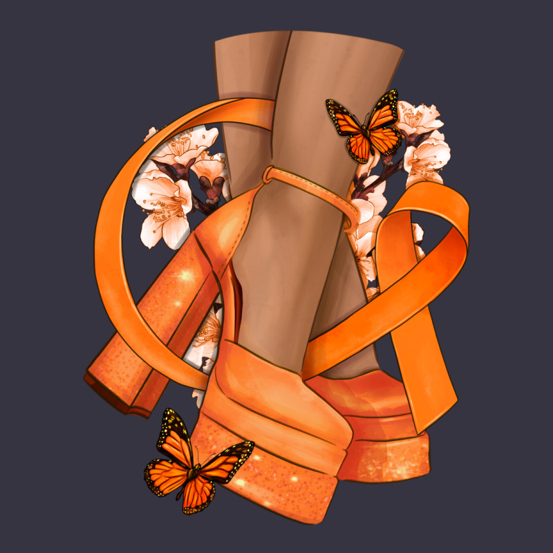 Kidney Cancer Diva Orange Ribbon Vintage Hoodie by NancyCooperArtShop | Teevron