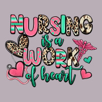 Nursing Is A Work Of Heart Vintage Tee | Teevron