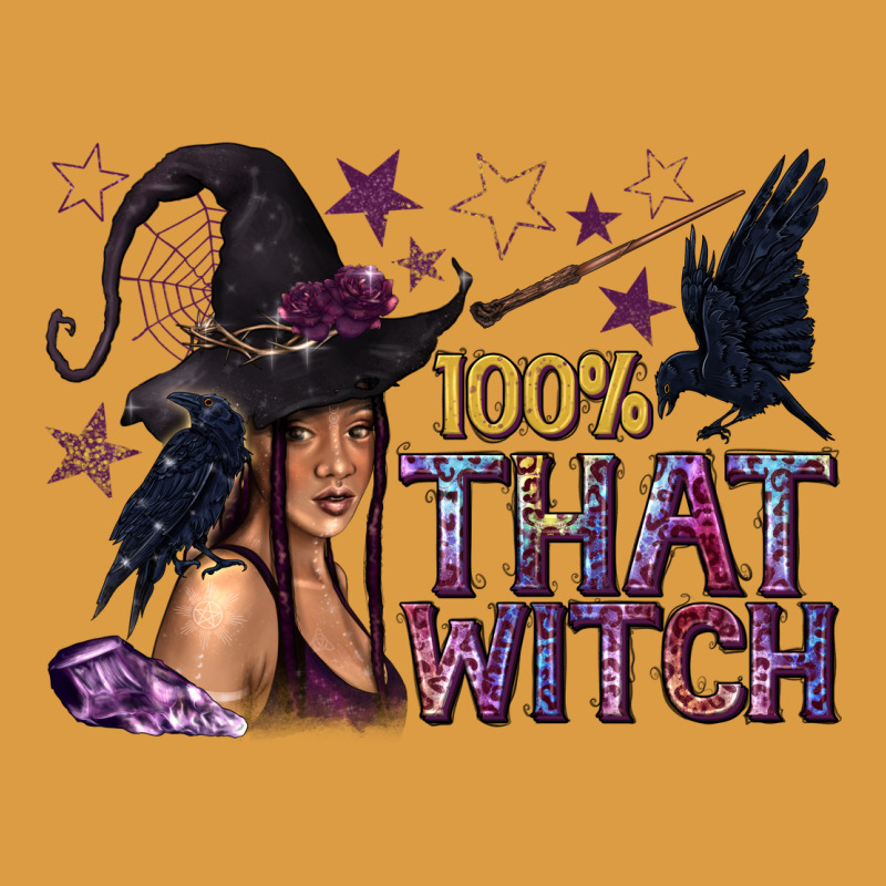 100% That Witch Black Afro Witch Urban Heavy Tee by texasbilliewilder | Teevron
