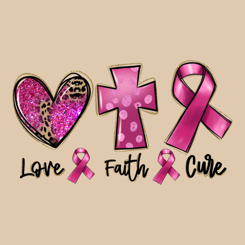 Love Faith Cure Breast Cancer Heavyweight Sweatshirt by FaDigitalArtStudio | Teevron