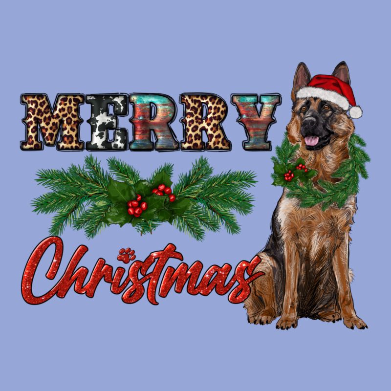 Merry Christmas German Shepherd Classic Tee by RanaPortraitStore | Teevron