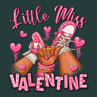 Little Miss Valentine Afro Kid Sneakers Premium Hoodie | Teevron