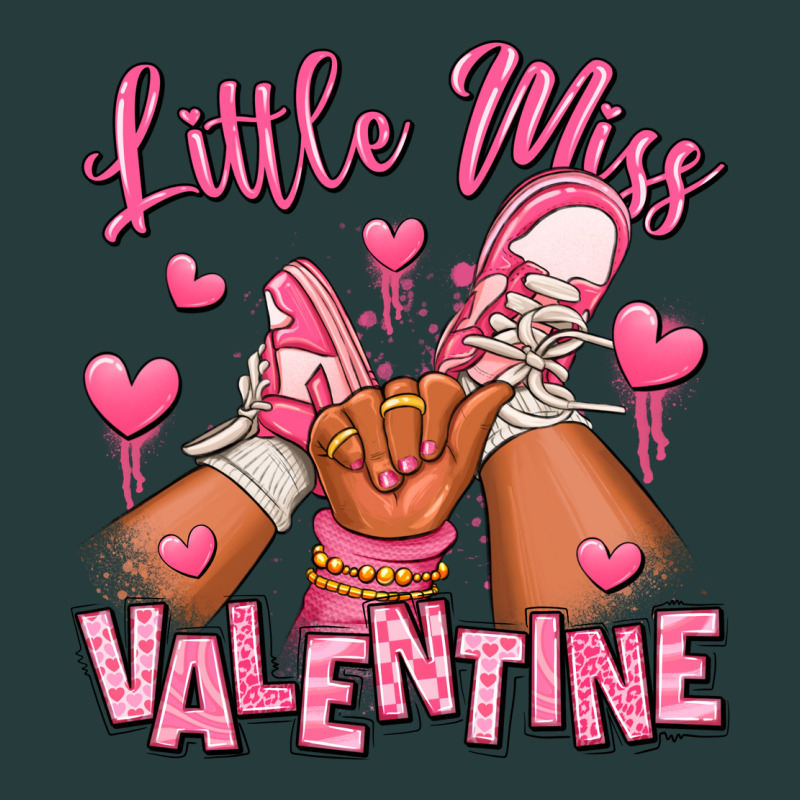 Little Miss Valentine Afro Kid Sneakers Premium Hoodie by RanaPortraitStore | Teevron