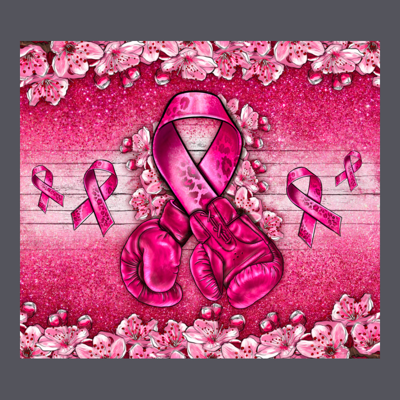 Breast Cancer With Boxing Gloves Vintage Hoodie by NancyCooperArtShop | Teevron