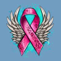 Cancer Ribbon With Angel Wings Urban Heavy Tee | Teevron