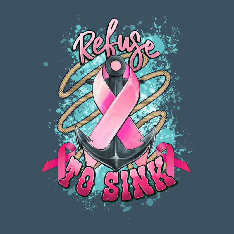 Refuse To Sink Cancer Anchor Urban Heavy Tee by NancyCooperArtShop | Teevron
