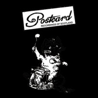 Retro Man Postcard Records Long Sleeve Tee | Teevron