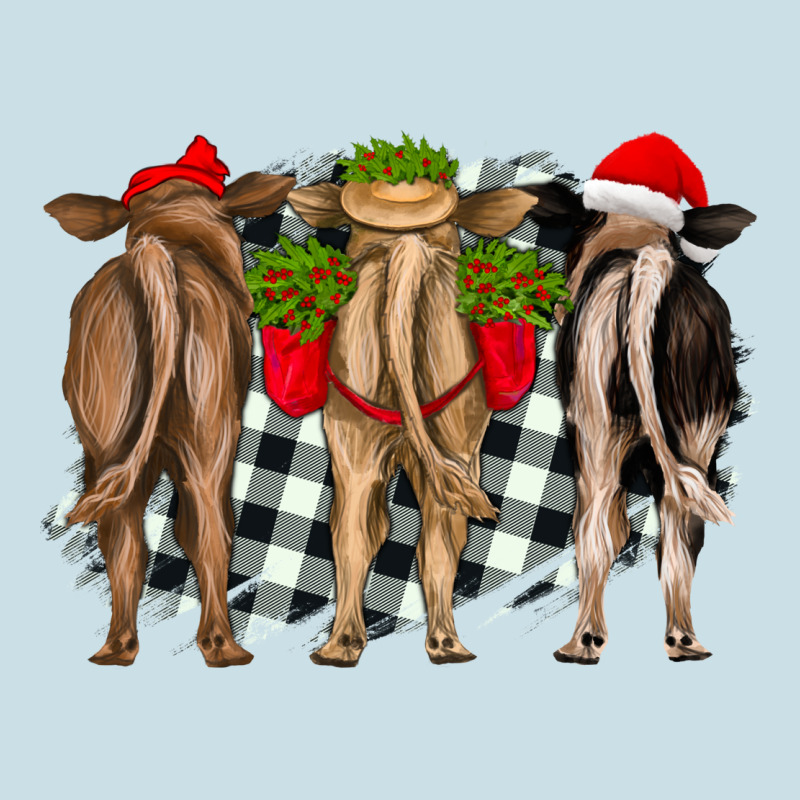 Christmas Heifers Back View Ladies Tee by RanaPortraitStore | Teevron