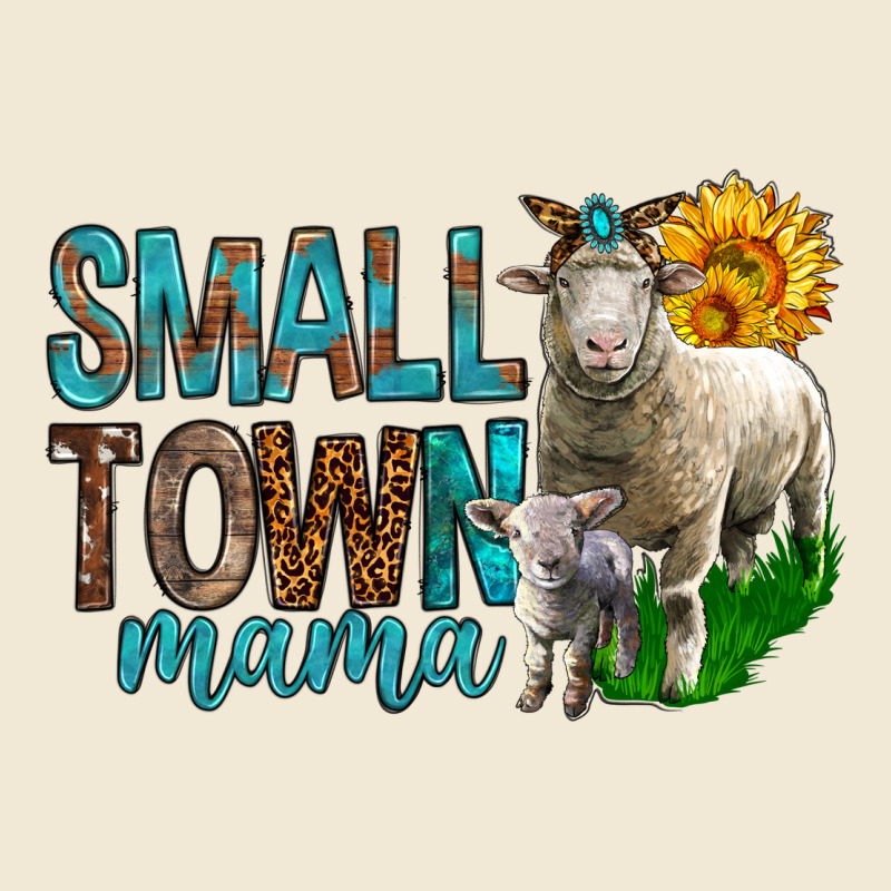 Small Town Mama With Sheeps Premium Tee by BundleAndBundleShop | Teevron