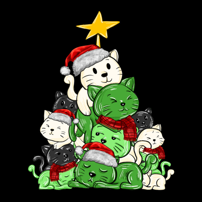 Christmas Cat Tree Heavy Core Tee by MaliasSmallBusiness | Teevron