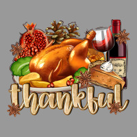 Thankful With Turkey Vintage Hoodie | Teevron