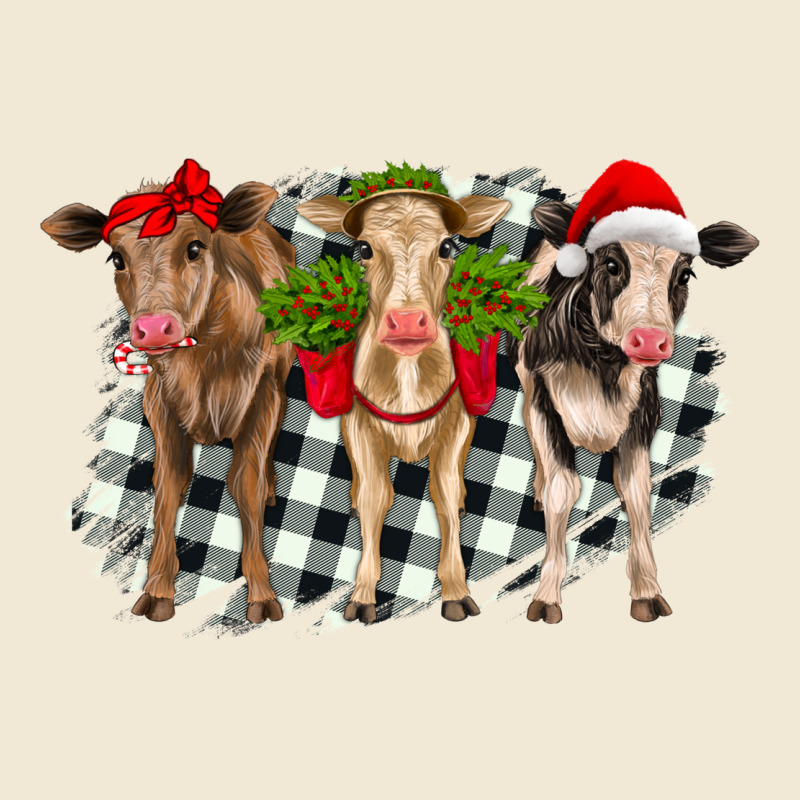 Christmas Heifers Front View Ladies Tee by RanaPortraitStore | Teevron