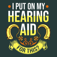 Hearing Aid Gift Funny Deaf Awareness T Shirt Premium Sweatshirt | Teevron