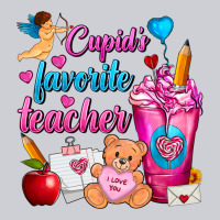 Cupid's Favorite Teacher Valentine's Day Frappe Heavyweight Sweatshirt | Teevron
