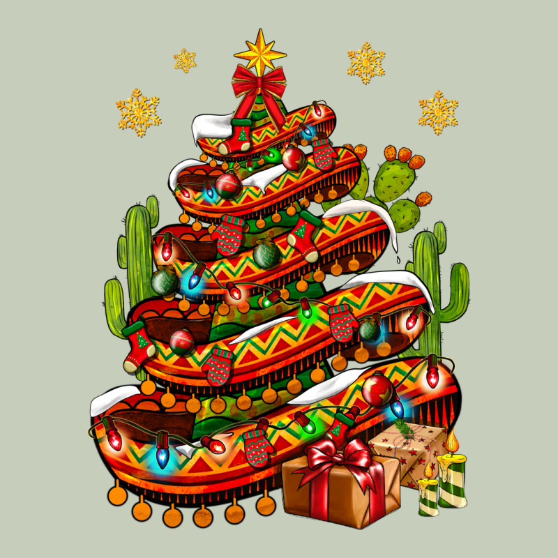Christmas Feliz Navidad Sombrero Tree Ladies Tee by BundleAndBundleShop | Teevron