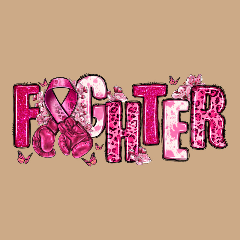 Fighter Breast Cancer Vintage Hoodie by NancyCooperArtShop | Teevron