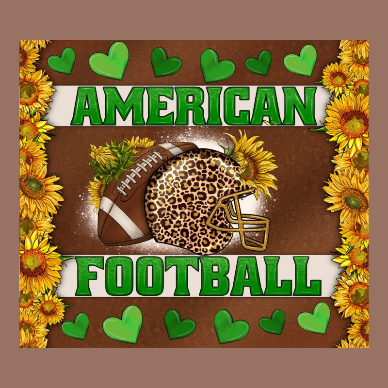 American Football With Sunflower Tumbler Premium Hoodie by BundleAndBundleShop | Teevron