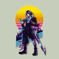 Final Fantasy X 10   Tidus Retrowave Ladies Tee | Teevron